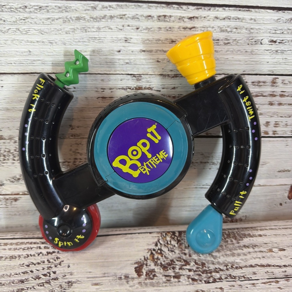 Bop It Extreme 1998 Hasbro Electronic Handheld Game VTG Toy Tested WORKING #2
